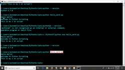 Complete Python Scripting for Automation - Running Python script on Windows and Linux Instructional Video