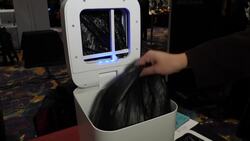 Trash can does the dirty work on bags Instructional Video