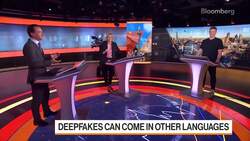 The Deepfake Space: Synthesia CEO News Clip