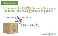 Computing Quotients of Fractions: Solving Real World Word Problems Instructional Video
