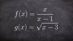 Pre-Calculus - Evaluating the composition of functions and then determining the domain Instructional Video
