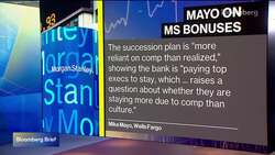 Mayo Questions Big Bonuses for Morgan Executives News Clip