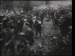 Ceasefire, 11th November 1918. Celebrations in Paris and Brussels. Stock Footage