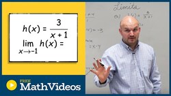 Evaluate the limit of the reciprocal function with an asymptote Instructional Video