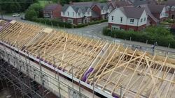 House construction aerials News Clip