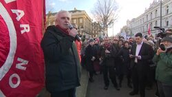 John McDonnell MP speech at Stop the War coalition protest. PT2 News Clip