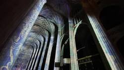 Canterbury Cathedral lights up for preview of Luxmuralis: Renaissance News Clip