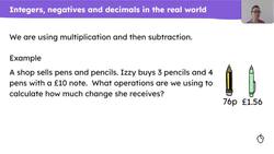 Problem solving with integers and decimals Instructional Video
