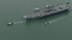 UK: HMS Queen Elizabeth returns home as historic global deployment comes to an end News Clip