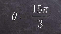 Simplifying an Radian Angle to Graph in Standard Form Instructional Video