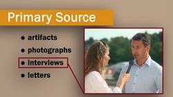 Historical Sources Instructional Video