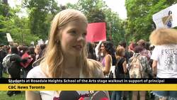 'We do not want him to go': Toronto students rally to reinstate principal News Clip