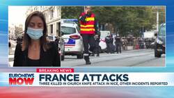 Nice attack: 'Islamist terrorist' stabbings leave three dead and several injured News Clip