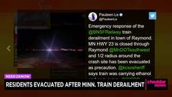 Fiery Train Derailment in Minnesota Prompts Evacuations News Clip