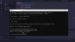 Git and GitHub Masterclass - The Practical Bootcamp - Git Checkout Tag/Commit/HEAD Instructional Video