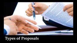 Types of Proposals Instructional Video