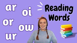 ar or ur ow oi | Blending Practice | Learning to Read | Reading Words Instructional Video