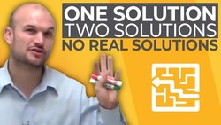 What are the different types of solutions to a quadratic equation Instructional Video