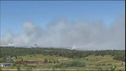 Scorching temperatures, winds make fighting 4 out-of-control wildfires difficult News Clip