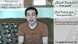 How to say "I'm glad to hear it!" in Spanish (Día 76) Instructional Video