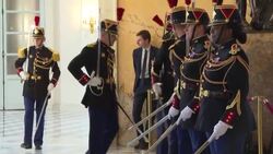 CLEAN : French PM Borne arrives at Assembly to give policy speech News Clip