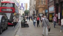 Oxford Street Social Distancing signs News Clip