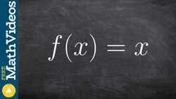 Use the difference quotient to find the derivative of x Instructional Video