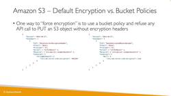 AWS Certified Data Analytics Specialty 2021 – Hands-On - S3 Default Encryption Versus and Bucket Policies Instructional Video