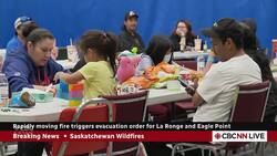 Rapidly moving wildfire triggers evacuation orders for La Ronge, Eagle Point News Clip