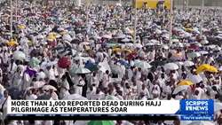 Death toll at Hajj pilgrimage rises to at least 1,300 amid scorching heat News Clip
