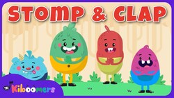 Stomp Clap Dance - THE KIBOOMERS Preschool Movement Songs for Circle Time Instructional Video