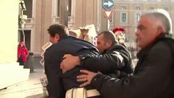 CLEAN : Feminist goes topless in Vatican abortion News Clip