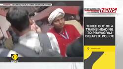 Delhi police claims delay in arrival of trains led to overcrowding News Clip