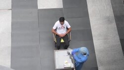 CLEAN : Bahrain expedition team get Covid-19 test ahead of Everest climb News Clip