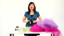 How to Prep the Ribbon for No-Sew Tulle & Ribbon Tutu Instructional Video