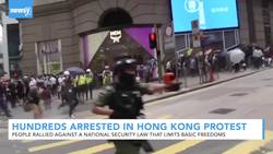 Hundreds Arrested In Hong Kong Over National Security Law Protests News Clip