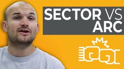What is a sector and an arc tutoring Instructional Video