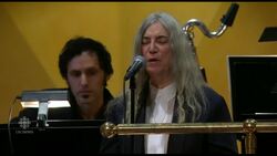 Patti Smith's full performance of Bob Dylan's A Hard Rain's A-Gonna Fall at the 2016 Nobel Prize ceremony News Clip