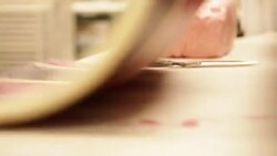 Making Candy Canes Stock Footage