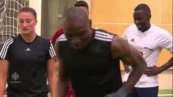 Refugee who lost his fingers to frostbite now soccer captain News Clip