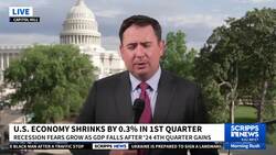 US GDP slips 0.3 percent amid Trump tariff disruptions News Clip