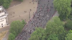 Black Lives Matter protest in London News Clip