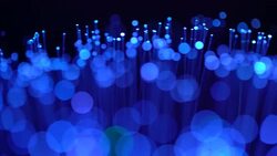 4k Fiber optics abstract with dolly shot Stock Footage