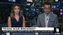 Trade War Talk Heats Up as Trump Officially Hits China With Tariffs News Clip