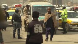 Military checkpoints in the streets of Kabul News Clip
