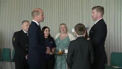 Prince William at the National Memorial Arboretum News Clip