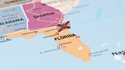 Florida from USA States Stock Footage