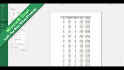 Repeat Top Row Headings When Printing Excel Spreadsheet Instructional Video
