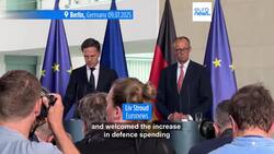 Allies need to ramp up arms production, NATO's chief Mark Rutte says in Berlin Instructional Video
