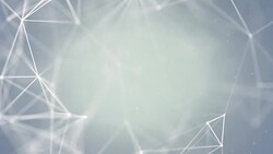 White Black soft dots smoothly moving with connected lines Growing network connections. for technology, network, Medical, Science, engineering, technology communication or social media Stock Footage